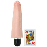 King Cock 8" Vibrating Stiffy in Vanilla