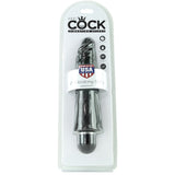 King Cock 8" Vibrating Stiffy in Black