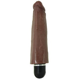 King Cock 8" Vibrating Stiffy in Brown