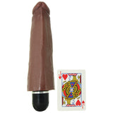 King Cock 8" Vibrating Stiffy in Brown