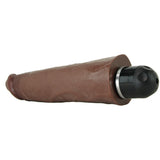 King Cock 8" Vibrating Stiffy in Brown