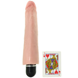 King Cock 9" Vibrating Stiffy in Vanilla