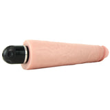 King Cock 9" Vibrating Stiffy in Vanilla