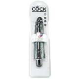 King Cock 9" Vibrating Stiffy in Black