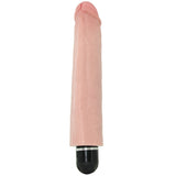 King Cock 10" Vibrating Stiffy in Vanilla