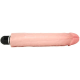 King Cock 10" Vibrating Stiffy in Vanilla