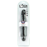 King Cock 10" Vibrating Stiffy in Black