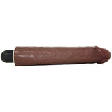 King Cock 10" Vibrating Stiffy in Brown