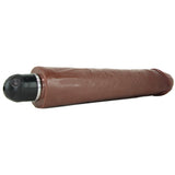 King Cock 10" Vibrating Stiffy in Brown