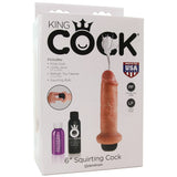 King Cock 6" Squirting Cock in Flesh