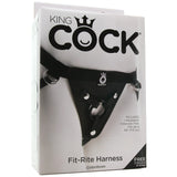 King Cock Fit-Rite Harness in Black