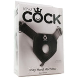 King Cock Play Hard Harness in Black