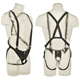 King Cock 11" Hollow Strap-On Suspender System in Flesh