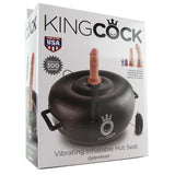 King Cock Vibrating Inflatable Hot Seat