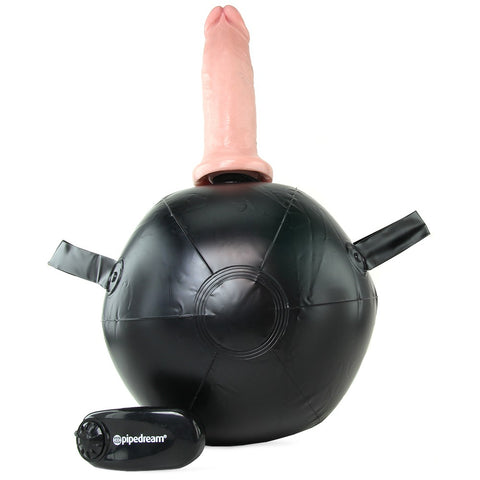 King Cock Vibrating Mini Sex Ball in Light