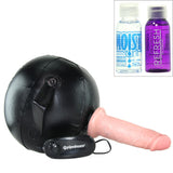 King Cock Vibrating Mini Sex Ball in Light