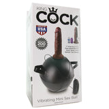 King Cock Vibrating Mini Sex Ball in Dark