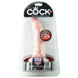 King Cock Dual Density 7" Dildo in Flesh