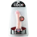 King Cock Dual Density 8" Dildo in Flesh