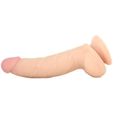 King Cock Dual Density 9" Dildo with Balls in Flesh