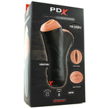 PDX Elite Double Penetration Vibrating Stroker