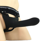 Zoro 6.5 Unisex Silicone Strap-On in Black