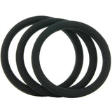 Xact-Fit Silicone Cock Ring Set Sizes 14 15 & 16