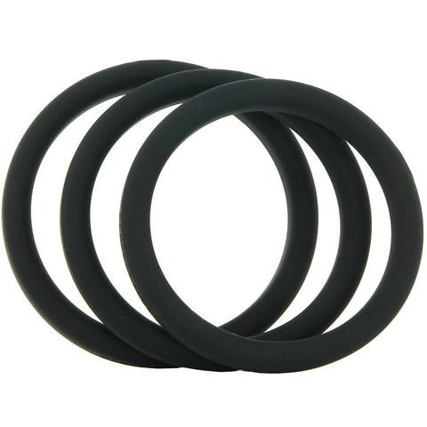 Xact-Fit Silicone Cock Ring Set Sizes 20 21 & 22