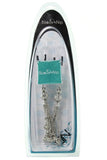 Tweezer Nipple Clamps with Silver Chain Tassels