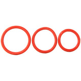 Nitrile Erection Rings 3 Pack in Red