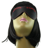 Heart Inlay Leather Blindfold