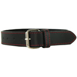 Heart Inlay Leather Buckled Collar
