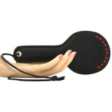 Heart Inlay Leather Paddle