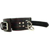 Heart Inlay Leather Ankle Restraints