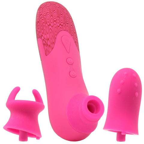 Creme Fraise Clitoral Suction Device in Pink