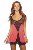 Sweet Geranium Babydoll and Panty in S