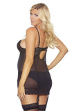 Private Affair Mesh Chemise and Panty in 2X