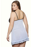 Innocent Side Cut Babydoll and Panty in 3X