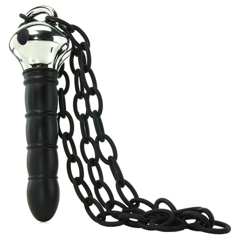 Deliver Lust Linx Vibe and Flogger in Black