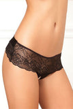 Crotchless Lace Bow-Back Panty in S/M