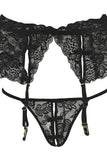 Lace Garter Set in S/M