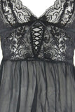 Floral Lace Chemise & G-String in M/L