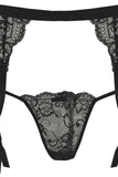 Lux Lace Garter Set in M/L