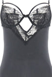 Rough Romance Gartered Chemise and G-String in S/M