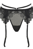 Crave Me Bra, Garter and G-String Set in M/L