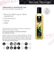 Erotic Massage Oil 8oz/250ml in Organica
