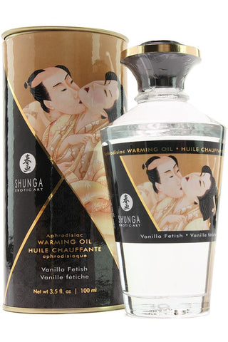 Aphrodisiac Warming Oil 3.5oz/100ml in Vanilla Fetish