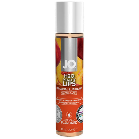 H2O Peachy Lips Flavored Lube in 1oz/30ml