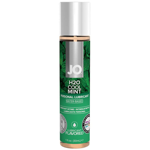 H2O Cool Mint Flavored Lubricant in 1oz/30ml