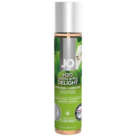 H2O Green Apple Flavored Lubricant in 1oz/30ml